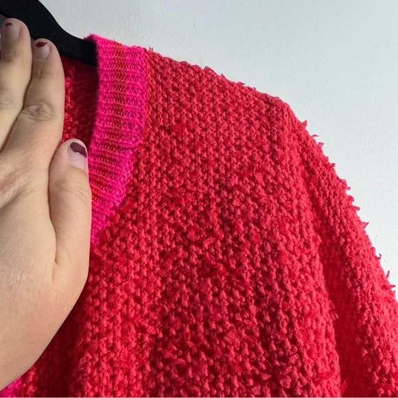 💗 Lilly Pulitzer Textured Knit Cardigan Pink XL - Picture 2 of 8